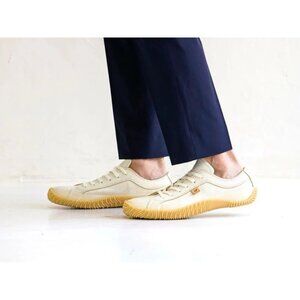 Luxury Spingle Move Mens Low-Top Sneakers Size SS White Leather Japan U10661